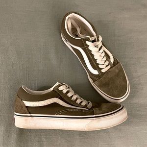 Forest Green Old Skool Vans